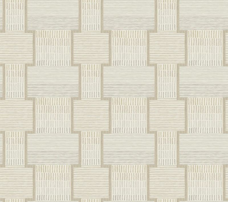 La Broderie Wallpaper Wallpaper York Designer Series Double Roll Beige 