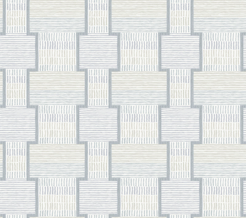 La Broderie Wallpaper Wallpaper York Designer Series Double Roll Sky 