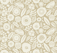 Camille Blossom Wallpaper Wallpaper York Designer Series Double Roll Ochre 