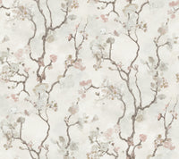 Avril Chinoiserie Wallpaper Wallpaper York Designer Series Double Roll Blush 