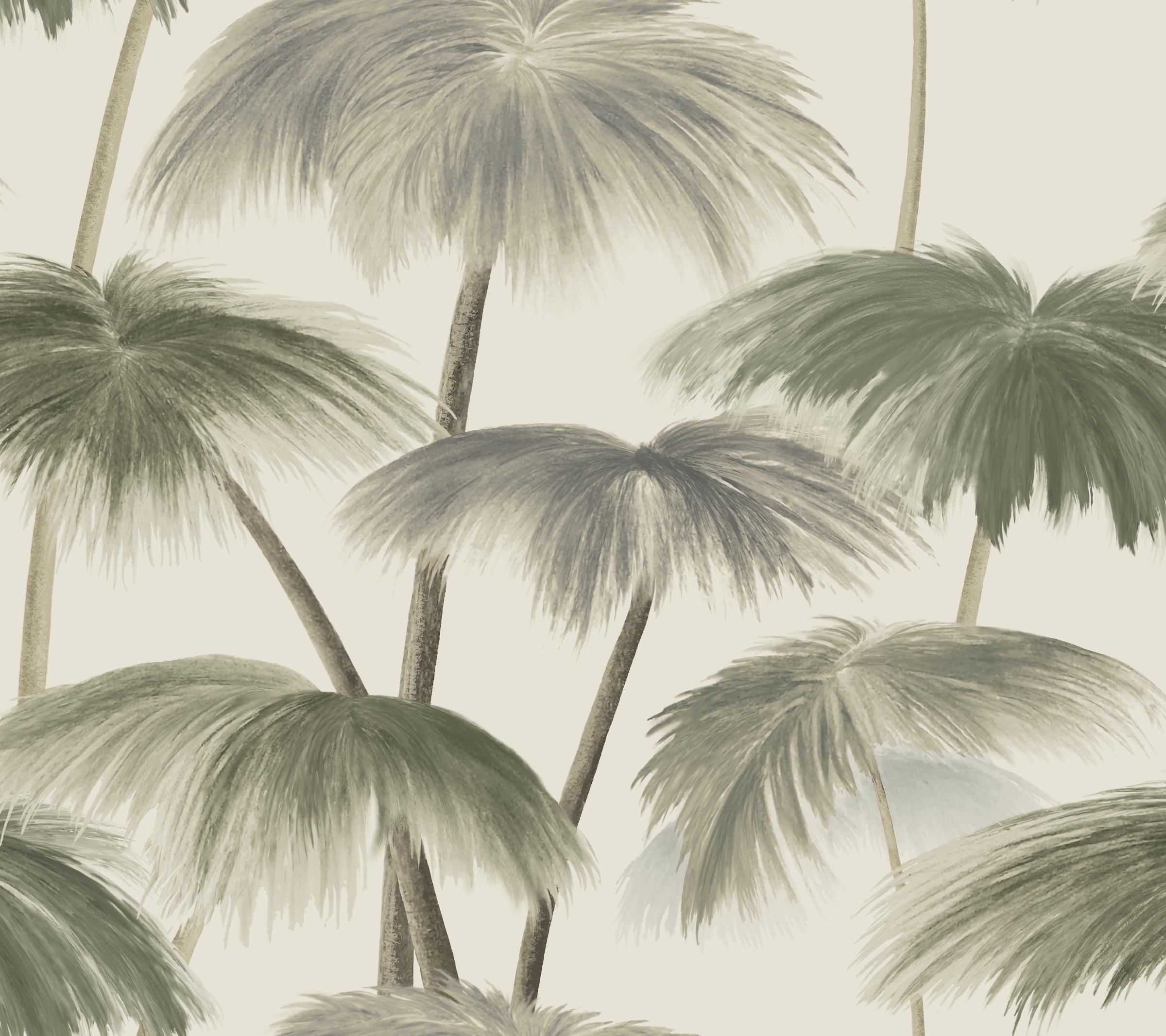 Plein Air Palms Wallpaper Wallpaper York Designer Series Double Roll Vintage 