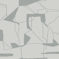 Abstract Geo Wallpaper Wallpaper Antonina Vella Double Roll Fog/Silver 
