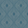 Harlowe Wallpaper Wallpaper Antonina Vella Double Roll Blue/Silver 