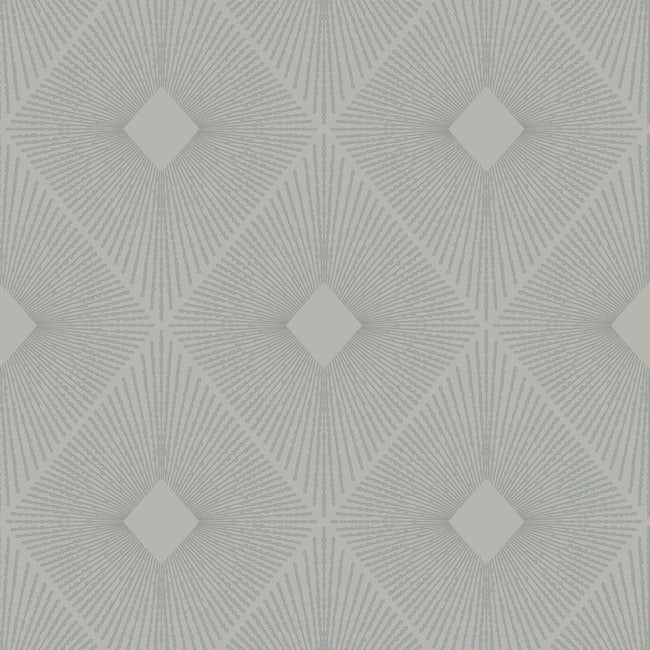 Harlowe Wallpaper Wallpaper Antonina Vella Double Roll Light Grey/Silver 