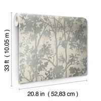 Shimmering Foliage Wallpaper Wallpaper Antonina Vella   