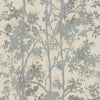 Shimmering Foliage Wallpaper Wallpaper Antonina Vella Double Roll Cream/Silver 