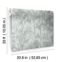 Shimmering Foliage Wallpaper Wallpaper Antonina Vella   