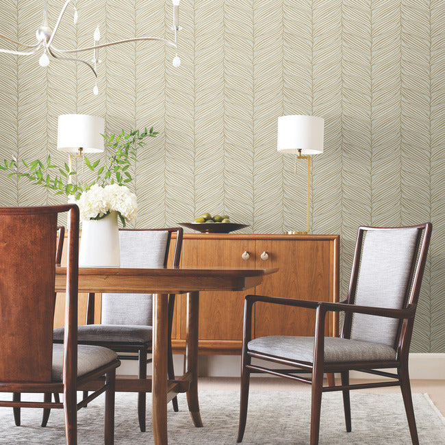 Luminous Leaves Wallpaper Wallpaper Antonina Vella   