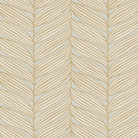 Luminous Leaves Wallpaper Wallpaper Antonina Vella Double Roll Neutral/Gold 