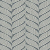 Luminous Leaves Wallpaper Wallpaper Antonina Vella Double Roll Charcoal/Silver 