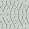 Graceful Geo Wallpaper Wallpaper Antonina Vella Double Roll Spa/Silver 