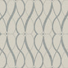 Graceful Geo Wallpaper Wallpaper Antonina Vella Double Roll Beige/Silver 