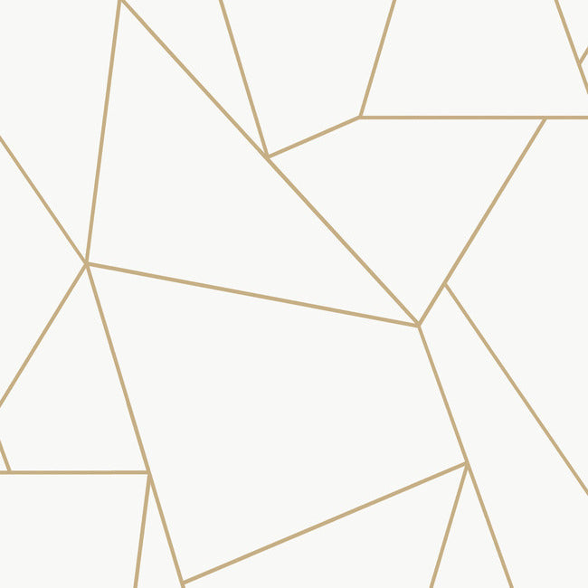 Nazca Wallpaper Wallpaper Antonina Vella Double Roll White/Gold 