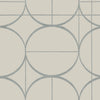 Sun Circles Wallpaper Wallpaper Antonina Vella Double Roll Taupe/Silver 