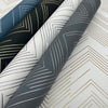 Polished Chevron Wallpaper Wallpaper Antonina Vella   