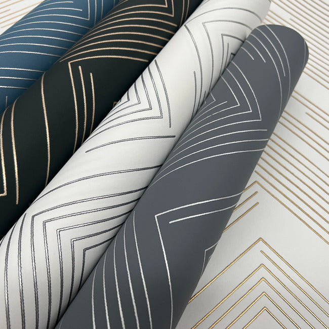 Polished Chevron Wallpaper Wallpaper Antonina Vella   