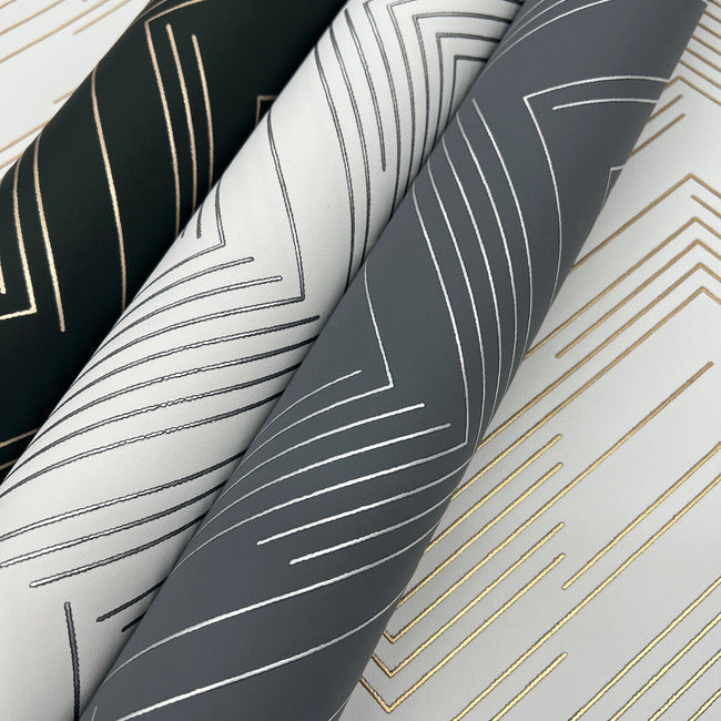 Polished Chevron Wallpaper Wallpaper Antonina Vella   