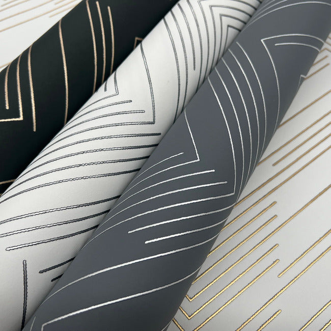 Polished Chevron Wallpaper Wallpaper Antonina Vella   