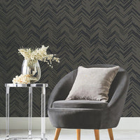 Polished Chevron Wallpaper Wallpaper Antonina Vella   