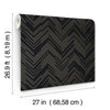 Polished Chevron Wallpaper Wallpaper Antonina Vella   