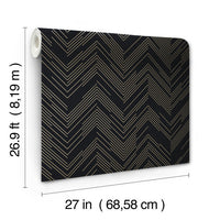 Polished Chevron Wallpaper Wallpaper Antonina Vella   