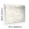Polished Chevron Wallpaper Wallpaper Antonina Vella   