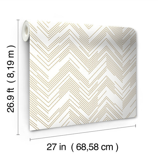 Polished Chevron Wallpaper Wallpaper Antonina Vella   