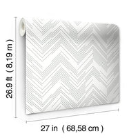 Polished Chevron Wallpaper Wallpaper Antonina Vella   