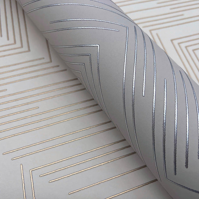 Polished Chevron Wallpaper Wallpaper Antonina Vella   