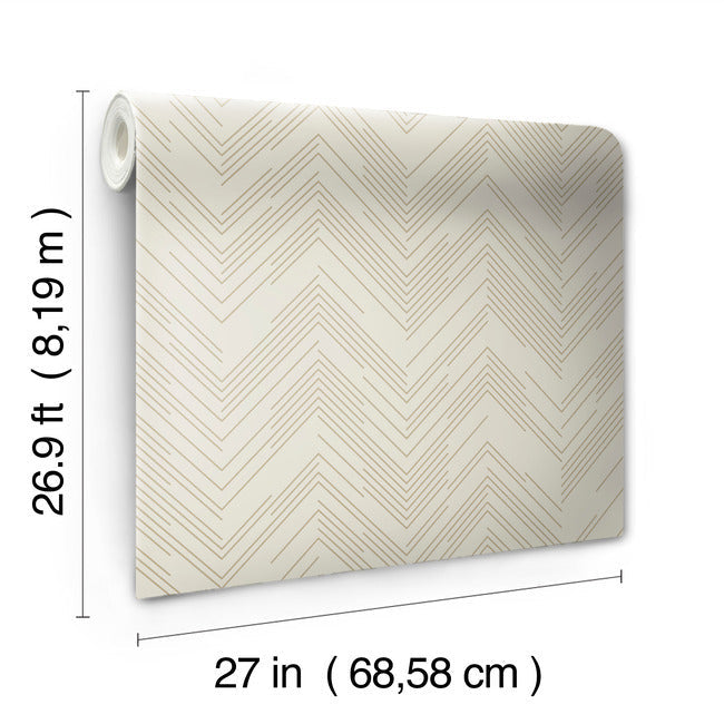 Polished Chevron Wallpaper Wallpaper Antonina Vella   