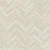 Polished Chevron Wallpaper Wallpaper Antonina Vella Double Roll Cream/Gold 