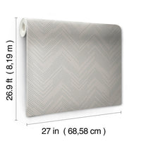 Polished Chevron Wallpaper Wallpaper Antonina Vella   