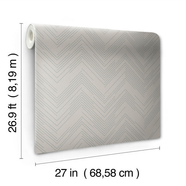 Polished Chevron Wallpaper Wallpaper Antonina Vella   