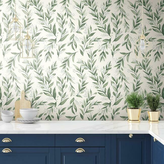 Olive Branch Wallpaper Wallpaper Magnolia Home   