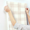 Watercolor Check Wallpaper Wallpaper Magnolia Home   