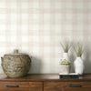 Watercolor Check Wallpaper Wallpaper Magnolia Home   