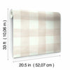Watercolor Check Wallpaper Wallpaper Magnolia Home   