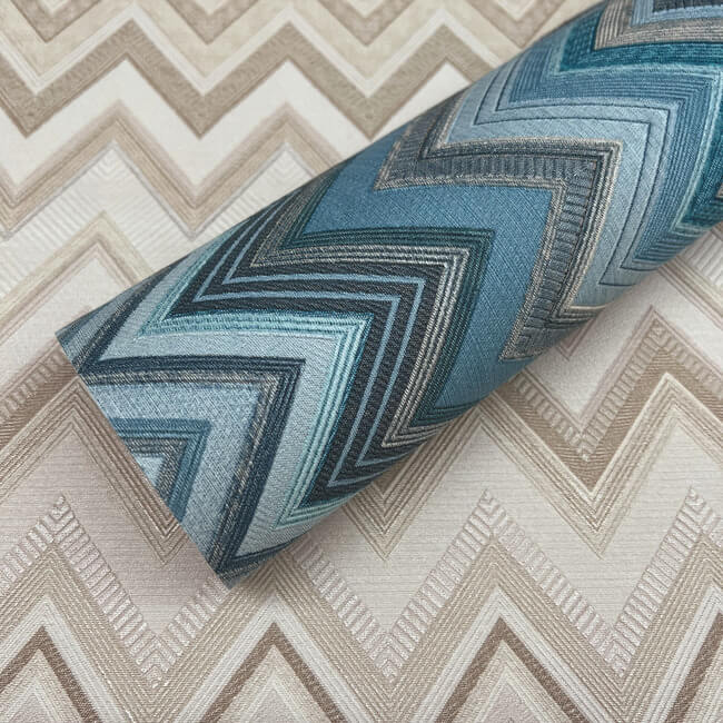 Happy Zig Zag Wallpaper Wallpaper York Designer Series   