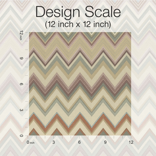 Happy Zig Zag Wallpaper Wallpaper York Designer Series   