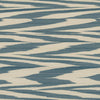 Flamed Zig Zag Wallpaper Wallpaper York Designer Series Yard Blue/Cream 