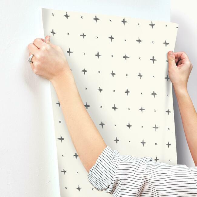 Cross Stitch Wallpaper Wallpaper Magnolia Home   