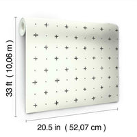 Cross Stitch Wallpaper Wallpaper Magnolia Home   