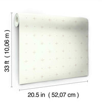 Cross Stitch Wallpaper Wallpaper Magnolia Home   
