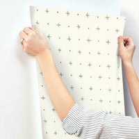 Cross Stitch Wallpaper Wallpaper Magnolia Home   
