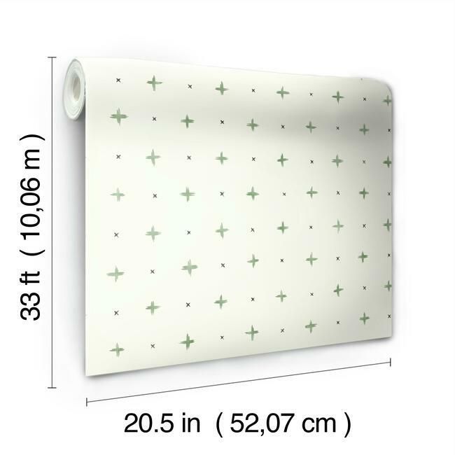 Cross Stitch Wallpaper Wallpaper Magnolia Home   