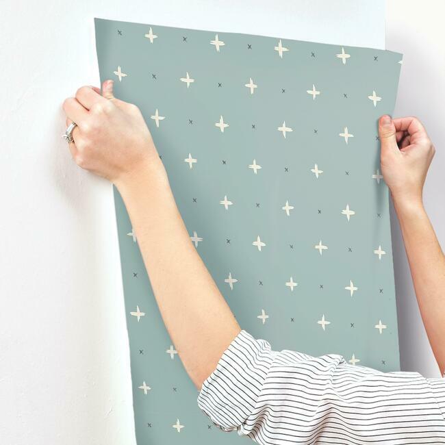 Cross Stitch Wallpaper Wallpaper Magnolia Home   