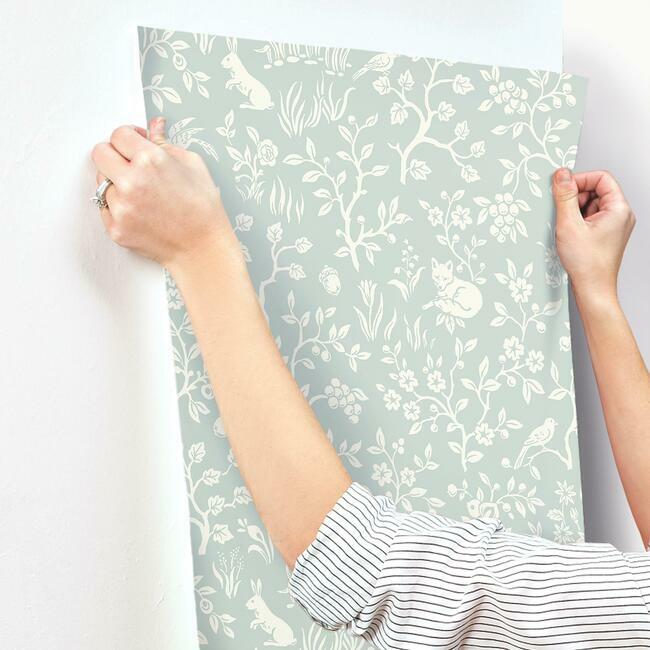 Fox & Hare Wallpaper Wallpaper Magnolia Home   