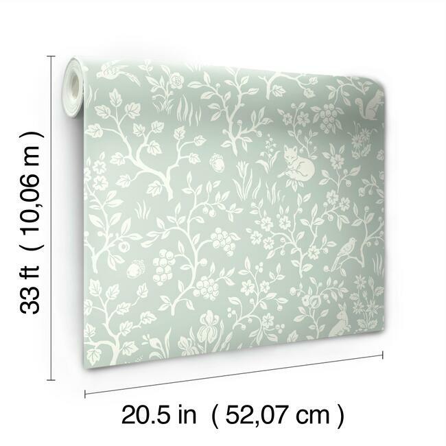 Fox & Hare Wallpaper Wallpaper Magnolia Home   