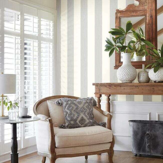 Thread Stripe Wallpaper Wallpaper Magnolia Home   