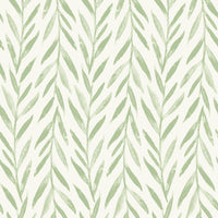 Willow Wallpaper Wallpaper Magnolia Home Double Roll Light Green 